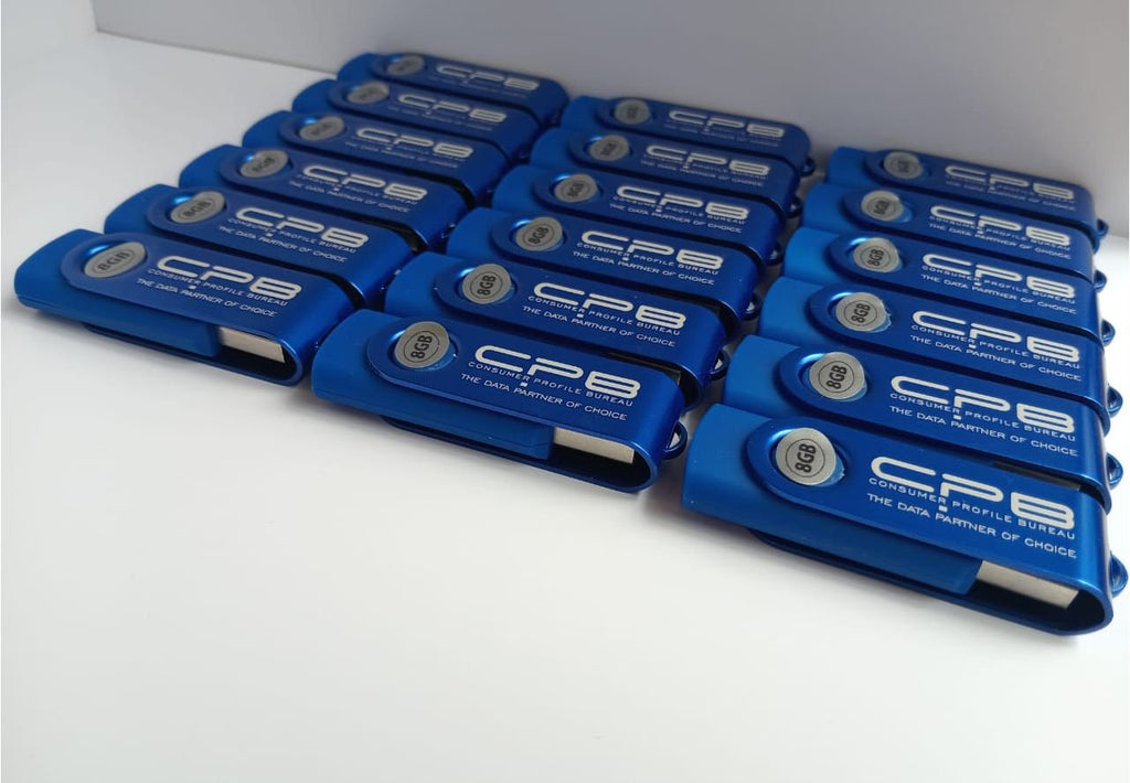 Custom Swivel USB Flash Drives – Crisp Laser Engraved Branding for Our Client