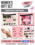 Women's Day Gift Set - Cosmetic Bag & Hand Creams
