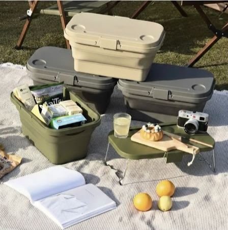 Collapsible Picnic Basket with Foldable Table & Cooler - Aforika Trading