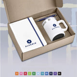 Corporate Combo Gift Sets – Branded Notebook, Pen & Double - Wall Tumbler/Mug - Aforika Trading