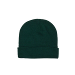 Acrylic Knitted Beanie.  Bottle Green
