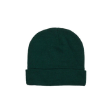 Acrylic Knitted Beanie.  Bottle Green