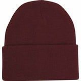 Acrylic Knitted Beanie.  Burguny
