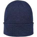 Acrylic Knitted Beanie. Navy Blue