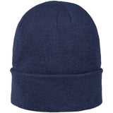 Acrylic Knitted Beanie. Navy Blue