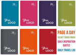 Diaries: A4 & A5 Velvet Touch - Custom Branded assorted