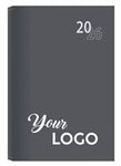 Diaries: A4 & A5 Velvet Touch - Custom Branded grey