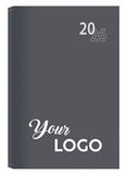 Diaries: A4 & A5 Velvet Touch - Custom Branded grey